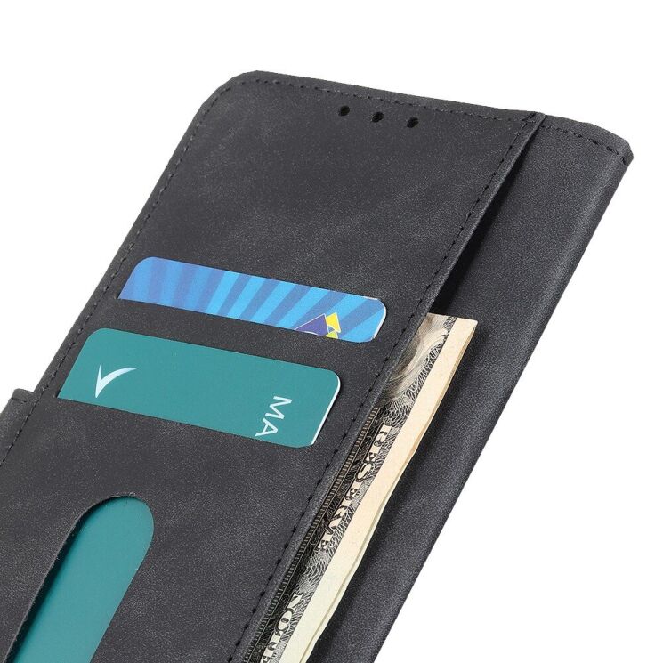 Чехол-книжка KHAZNEH Retro Wallet для Samsung Galaxy A32 - Black: фото 6 из 10