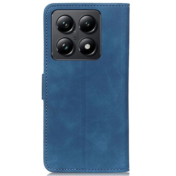 Чехол-книжка KHAZNEH Retro Wallet для Xiaomi 14T - Blue: фото 5 из 8