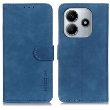 Чехол-книжка KHAZNEH Retro Wallet для Xiaomi Redmi Note 14 4G - Blue: фото 1 из 8