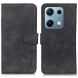 Чехол-книжка KHAZNEH Retro Wallet для Xiaomi Redmi Note 14S - Black (375935B). Фото 1 из 8