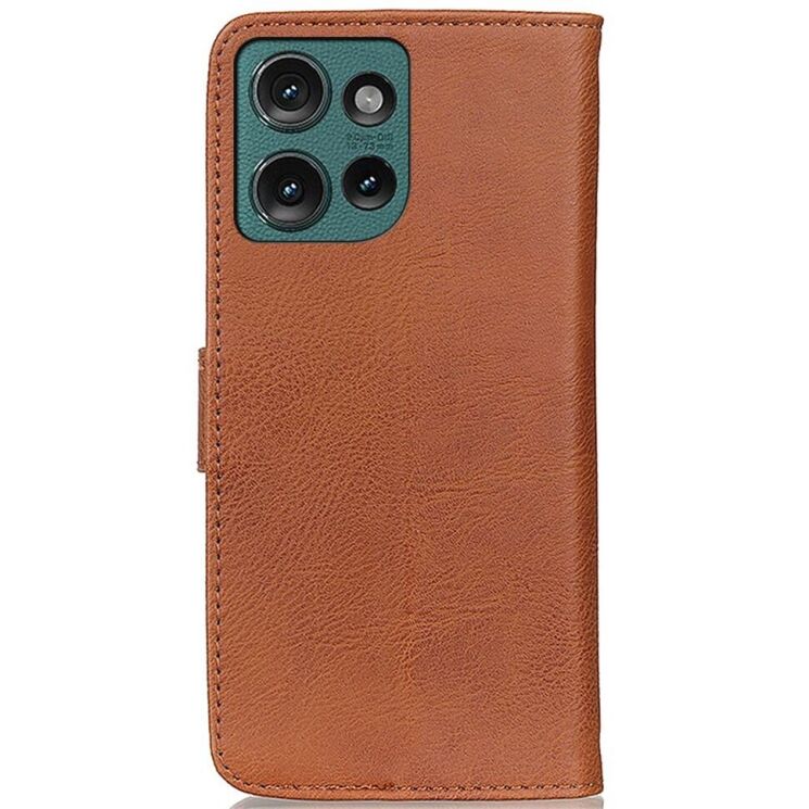 Чехол-книжка KHAZNEH Wallet Cover для Motorola Edge 50 - Brown: фото 6 из 8