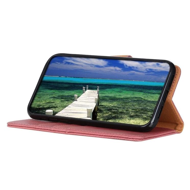 Чохол-книжка KHAZNEH Wallet Cover для Motorola Moto E22 - Pink: фото 2 з 8