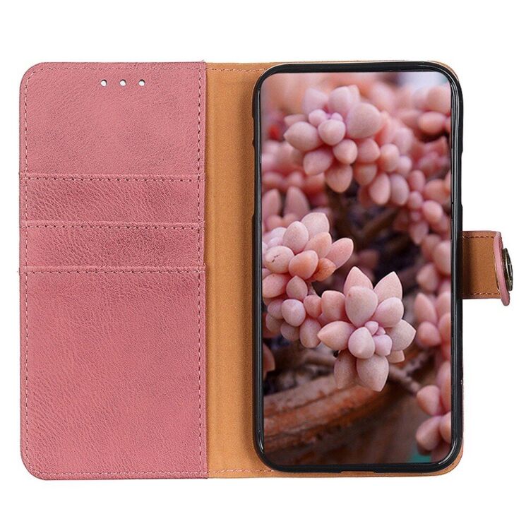 Чохол-книжка KHAZNEH Wallet Cover для Motorola Moto E22 - Pink: фото 3 з 8