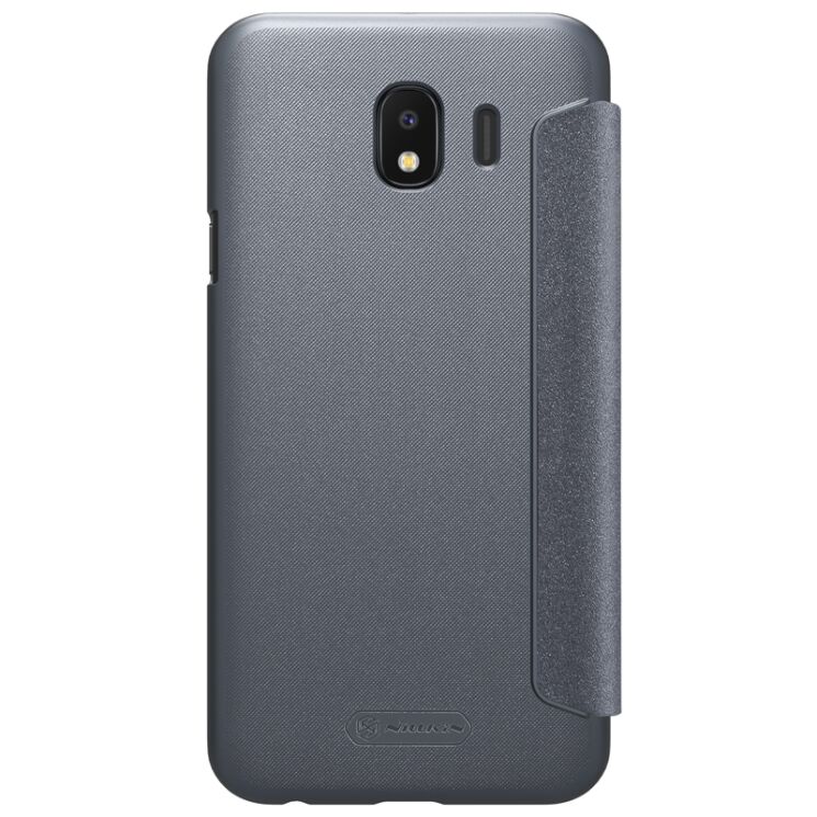 Чехол-книжка NILLKIN Sparkle Series для Samsung Galaxy J4 2018 (J400) - Black: фото 3 из 16