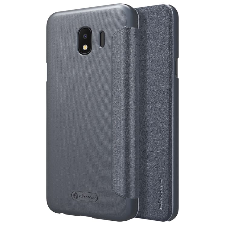 Чехол-книжка NILLKIN Sparkle Series для Samsung Galaxy J4 2018 (J400) - Black: фото 1 из 16