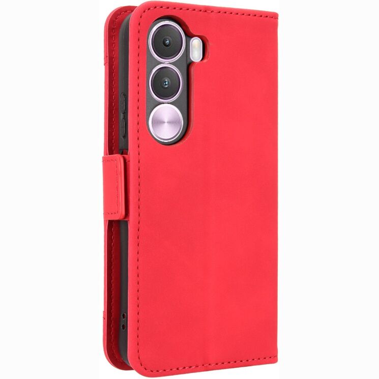 Чохол-книжка з кишеньками Deexe Wallet Stand для Realme C100i - Red: фото 7 з 15