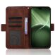 Чехол-книжка с карманами Deexe Wallet Stand для TECNO Camon 50 - Brown (386325Z). Фото 5 из 15