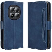 Чехол-книжка с карманами Deexe Wallet Stand для Xiaomi Redmi Note 15 Pro Plus / Poco M8 Pro 5G - Blue: фото 1 из 17