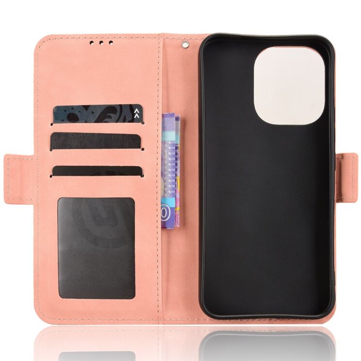 Чехол-книжка с карманами Deexe Wallet Stand для Xiaomi Redmi Note 17 Pro - Pink (429505P) Чехол-книжка с карманами Deexe Wallet Stand для Xiaomi Redmi Note 17 Pro - Pink: фото 4 из 17