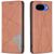 Чехол-книжка с карманами UniCase Geometric Pattern для Google Pixel 10a - Brown: фото 1 из 10
