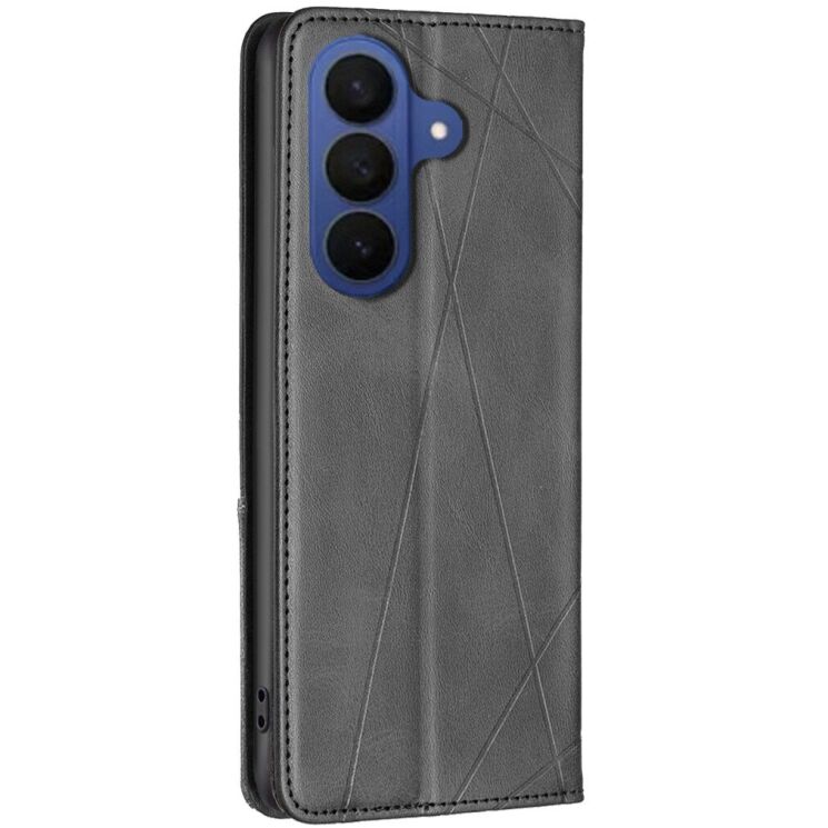 Чехол-книжка с карманами UniCase Geometric Pattern для Samsung Galaxy S26 Plus - Black: фото 3 из 10