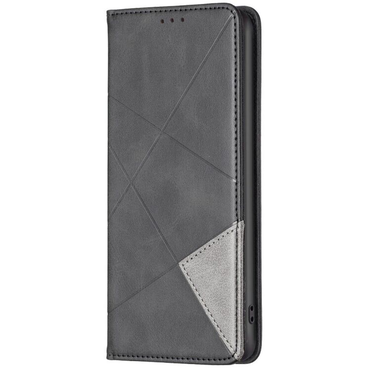 Чехол-книжка с карманами UniCase Geometric Pattern для Samsung Galaxy S26 Plus - Black: фото 2 из 10