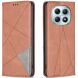 Чехол-книжка с карманами UniCase Geometric Pattern для Xiaomi Redmi Note 15 Pro 5G - Brown (405062Z). Фото 1 из 10