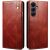 Чехол-книжка с карманами UniCase Leather Wallet для Samsung Galaxy S26 (S942) - Brown: фото 1 из 8