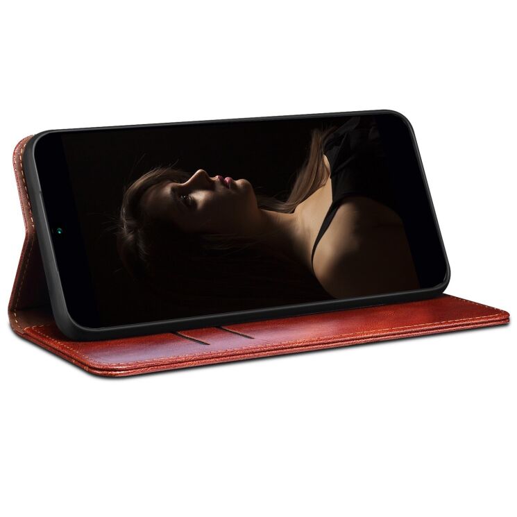 Чехол-книжка с карманами UniCase Leather Wallet для Samsung Galaxy S26 (S942) - Brown: фото 3 из 8