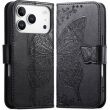 Чохол-книжка з малюнком UniCase Butterfly Pattern для iPhone 18 Pro / 17 Pro - Black (423624B)