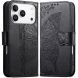 Чохол-книжка з малюнком UniCase Butterfly Pattern для iPhone 18 Pro / 17 Pro - Black (423624B). Фото 1 з 9