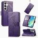 Чохол-книжка з малюнком UniCase Butterfly Pattern для Samsung Galaxy A57 (A576) - Dark Purple (406142DV). Фото 5 з 10