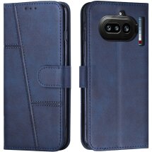 Чохол-книжка з застібкою UniCase Jet Cover для Nothing Phone (4a) - Blue: фото 1 з 10