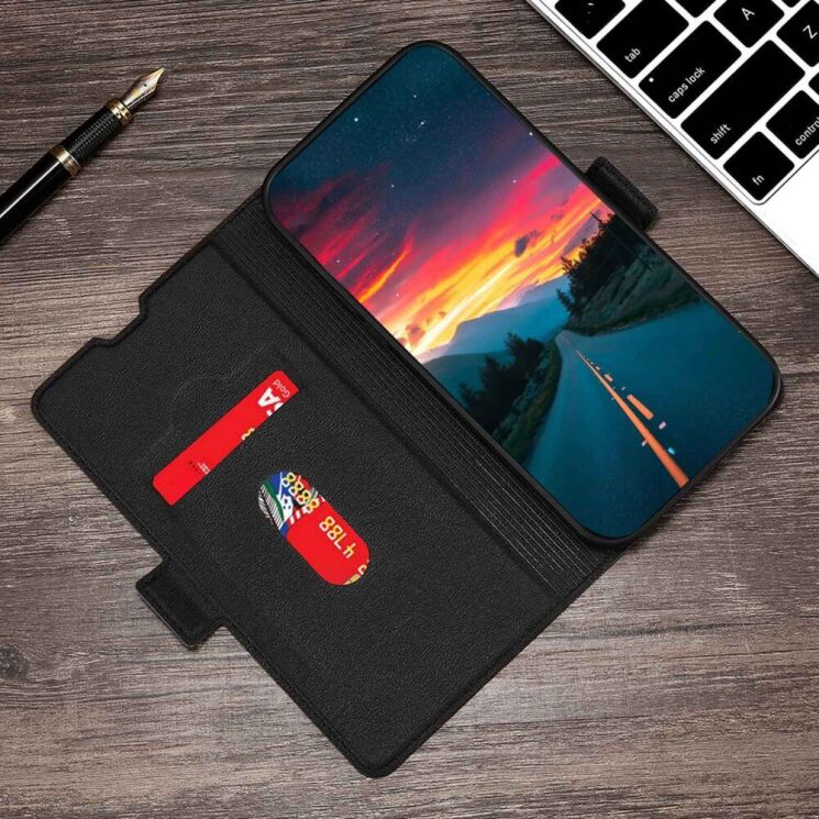 Чехол-книжка UniCase Business Wallet для ZTE Blade A72 5G - Black: фото 3 из 8