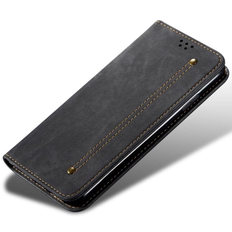 Чехол-книжка UniCase Jeans Wallet для Motorola Edge 40 Neo - Black: фото 4 из 6