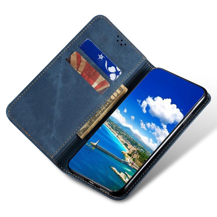 Чохол-книжка UniCase Jeans Wallet для OnePlus 11 - Blue: фото 2 з 7