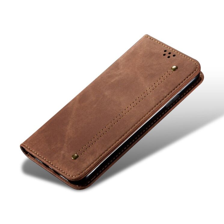 Чехол-книжка UniCase Jeans Wallet для OnePlus Nord N200 - Brown: фото 7 из 13