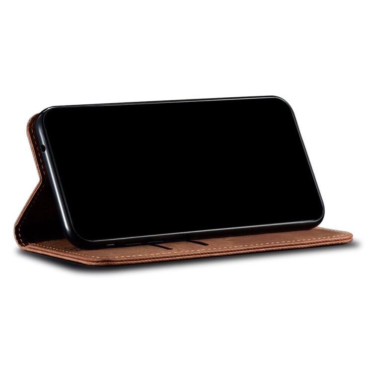 Чехол-книжка UniCase Jeans Wallet для OnePlus Nord N200 - Brown: фото 5 из 13