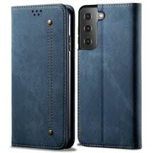 Чехол-книжка UniCase Jeans Wallet для Samsung Galaxy S21 (G991) - Blue: фото 1 из 15