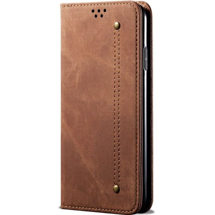 Чохол-книжка UniCase Jeans Wallet для Samsung Galaxy S24 Plus - Coffee: фото 5 з 6
