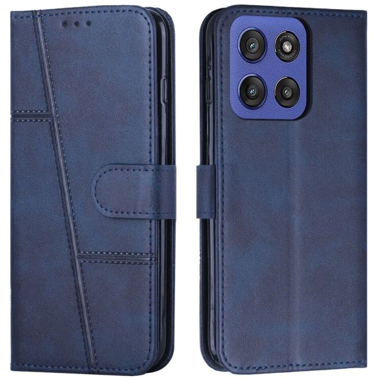 Чехол-книжка UniCase Jet Cover для Motorola Edge 60 / Edge 60 Fusion - Blue: фото 1 из 10