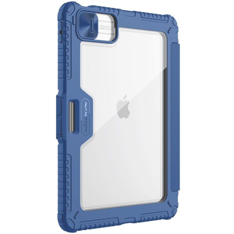 Чехол NILLKIN Bumper Leather Case Pro для Apple iPad Pro 11 (2024) - Blue: фото 3 из 21