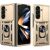Чехол (PC+TPU) с подставкой Deexe Armor Shield (FF) для Samsung Galaxy Fold 8 Ultra - Gold: фото 1 из 11