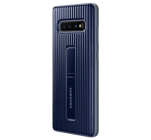 Чохол Protective Standing Cover для Samsung Galaxy S10 Plus (G975) EF-RG975CBEGRU - Black: фото 3 з 7