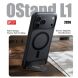 Чехол с подставкой TORRAS Ostand L1 (with MagSafe) для Apple iPhone 18 Pro - Black (423603B). Фото 7 из 10