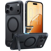 Чохол з підставкою TORRAS Ostand L1 (with MagSafe) для Apple iPhone 18 Pro - Black: фото 1 з 10