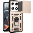 Чехол с защитой камеры Deexe Armor Shield для Motorola Signature - Gold (407617F)