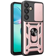 Чехол с защитой камеры Deexe Armor Shield для Samsung Galaxy A57 (A576) - Rose Gold: фото 1 из 9