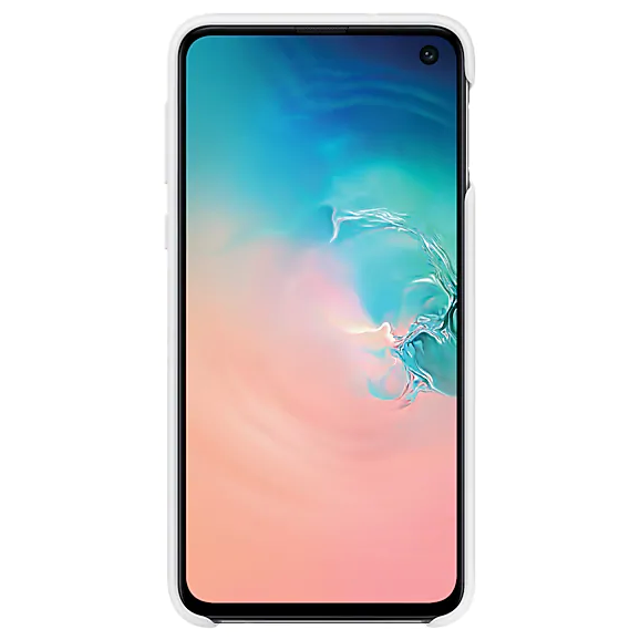 Чехол Silicone Cover для Samsung Galaxy S10e (G970) EF-PG970TWEGRU - White: фото 2 из 4