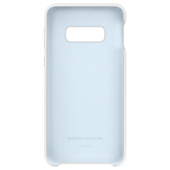 Чехол Silicone Cover для Samsung Galaxy S10e (G970) EF-PG970TWEGRU - White: фото 4 из 4