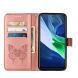 Чехол-книжка с рисунком UniCase Butterfly Pattern для Infinix Note 10 Pro (X695C) - Rose Gold (299410RG). Фото 6 из 10