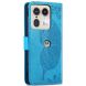Чехол UniCase Butterfly Pattern для Motorola Edge 50 Ultra - Blue (354024L). Фото 5 из 8