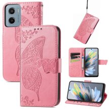 Чехол UniCase Butterfly Pattern для Motorola Moto G05 - Pink: фото 1 из 12
