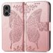 Чохол UniCase Butterfly Pattern для Motorola Moto G85 - Rose Gold (357030RG). Фото 1 з 6