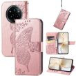 Чохол UniCase Butterfly Pattern для Realme 14 Pro Plus - Rose Gold (379337RG)