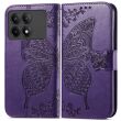 Чехол UniCase Butterfly Pattern для Xiaomi Poco X6 Pro - Dark Purple (345838DV)