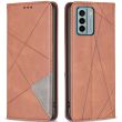 Чехол UniCase Geometric Pattern для Nokia G22 - Brown (314608Z)