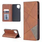 Чохол UniCase Geometric Pattern для Samsung Galaxy A12 (A125 / Galaxy M12 (M127)) - Coffee (260325C)