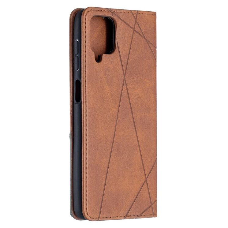 Чехол UniCase Geometric Pattern для Samsung Galaxy A12 (A125) / A12 Nacho (A127) / M12 (M127) - Coffee: фото 4 из 11
