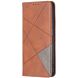 Чехол UniCase Geometric Pattern для Samsung Galaxy S21 FE (G990) - Coffee (230622C). Фото 3 из 11